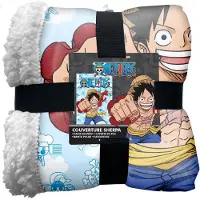 Lyo ONE PIECE PLAID SHERPA 100X150 CM LUFFY