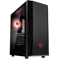 Silverstone FARA B1 RGB, Tower, PC, Schwarz, ATX, micro ATX, Mini-ITX, Kunststoff, Stahl, Gehärtetes Glas, Blau, Grün, Rot