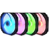 Scythe PC-Lüfter Kaze Flex 140 Round RGB PWM