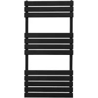 Monster Flachheizkörper für Handtücher - 1200mm x 600mm - Schwarz