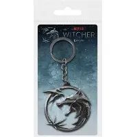 Pyramid The Witcher Porte Cle 3d Metal Swallow And Star