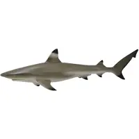 Collecta Hai Schwarz Korallenriff Spitzenfigur Silber 3-6 Years Silber 3-6 Years