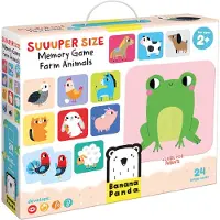 Banana Panda Suuuper Size Memory Game Farm Animals 2+