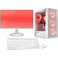 VIST Gaming PC Komplett Set R5 5600GT 32GB VEGA SSD 1TB WIFI Win11 24"