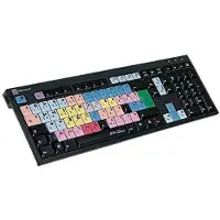 Logickeyboard Avid Media Composer Tastatur USB QWERTZ Deutsch Mehrfarbig (CKB-MCOM4-BJPU-DE)