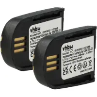 VHBW 2x Akku kompatibel mit Microsoft Lync 2010 Wireless Headset Kopfhörer (140 mAh, 3,7 V, Li-Polymer)
