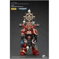 Joy toy Warhammer 40k 1/18 World Eaters Khorne Berzerker Actionfigur Mit Berzerker-icon 13 Cm