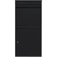 MonsterShop XL Anti-Diebstahl Paketkasten - Schwarz