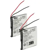 VHBW 2x Akku Ersatz für Plantronics AHB403029 für Wireless Headset Kopfhörer (360 mAh, 3,7 V, Li-Polymer)