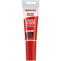 Fischer 320 KILO Kleber,80ml,weiß - weiß