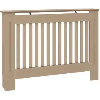 vidaXL Heizkörperverkleidung 112x19x81,5 cm Holzwerkstoff