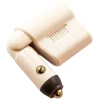Avizar , Kfz-Ladegerät USB-A 500mA Eingang 12V Ausgang 5V, Beige