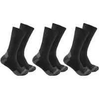 Carhartt Midweight Cotton Blend Crew Socken - 3er Pack