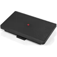 Hjh OFFICE PIEDINO STRIPE PRO - Fußablage Schwarz