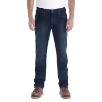Carhartt Arbeitshose Rugged Flex Slim Fit Tapered Jean Herren Dark Blue-W40/L32