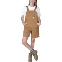Carhartt Arbeitsoverall Canvas Shortall Damen Brown-M