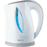Ecg RK 1758 Grey, Wasserkocher, 1,7 Liter, Grau-weiß, Plastik, 1.7 liters