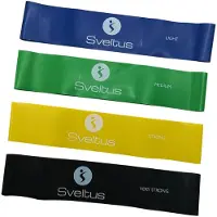SVELTUS Bänder latex aerobic (x4)