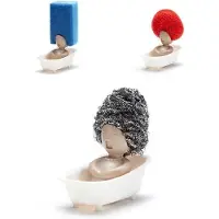 Peleg DESIGN - Schwammhalter Soap Opera | Lustige Halterung für Schwämme | Abtropfgestell | Küchen Organizer