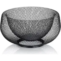 kela Obstkorb Marlo Schwarz 14,5 cm