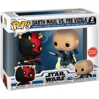 Funko POP! Pop! Star Wars - The Clone Wars - Darth Maul vs. Pre Vizsla 2 Pack Special Edition Exclusive