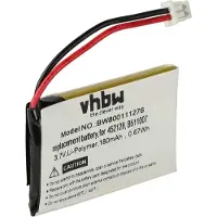 VHBW Akku Ersatz für 452128, B511007 für Wireless Headset Kopfhörer (180 mAh, 3,7 V, Li-Polymer)