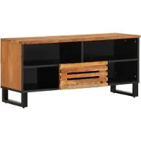 vidaXL TV-Schrank 100x34x46 cm Massivholz Akazie