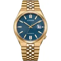 Citizen NK0023-57L Automatic Uhr Herrenuhr Edelstahl Datum rose