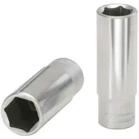 Ks Tools 917.1246-E 1/2" Sechskant-Stecknuss, lang, 16mm, auf Hänger
