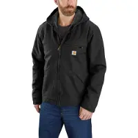Carhartt Relaxed Fit Washed Duck Sherpa Lined Jacke