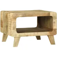 vidaXL Couchtisch Braun 50 x 50 x 35 cm Massivholz Mango