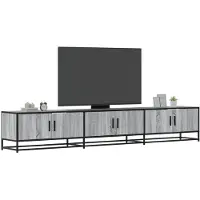 vidaXL TV-Schrank Grau Sonoma 240x35x41 cm Holzwerkstoff