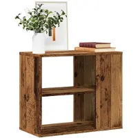 vidaXL Beistellschrank Altholz-Optik 60x30x50 cm Holzwerkstoff
