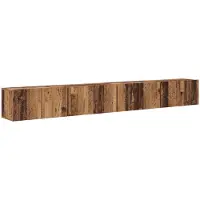 vidaXL TV-Schrankset 4 pcs Altholz 60 x 30 x 30 cm Holzwerkstoff
