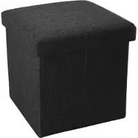 Intirilife Sitzwürfel DIAMANT SCHWARZ