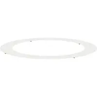 vidaXL geeignet für flachen Baumring Weiß Ø90/120 cm Stahl