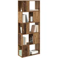 vidaXL TV-Schrankset 60 x 24 x 156 cm Braun Holzwerkstoff