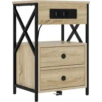 vidaXL Moderner Nachttisch
