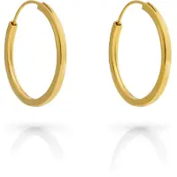 Orphelia 'Agata' Damen 925 Sterling Silber Creolen - Gold ZO-7552/G