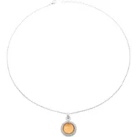 Orphelia Damen-Kette aus 925er Sterlingsilber mit Anhänger - Silber ZH-6041/1