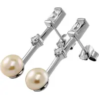 Orphelia 'Maxime' Tropfenohrringe aus 925er Sterlingsilber für Damen - Silber ZO-7514