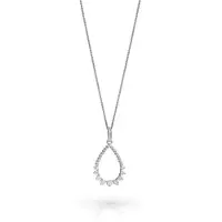 Orphelia 'Petal' Damenkette mit Anhänger aus 925er Sterlingsilber – Silber ZH-7564