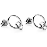 Orphelia 'Antoine' Ohrstecker aus 925er Sterlingsilber für Damen - Silber ZO-7503