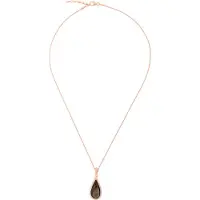 Orphelia 'Lilja' Damenkette aus 925 Sterling Silber mit Anhänger - Rose zh-7367