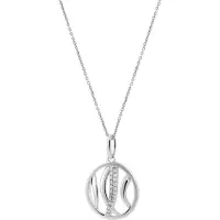 Orphelia Damen-Kette aus 925er Sterlingsilber mit Anhänger – Silber ZH-4768