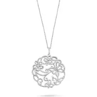 Orphelia Damen-Kette aus 925er Sterlingsilber mit Anhänger – Silber ZH-7214