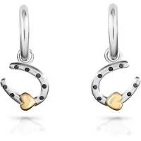 Orphelia 'Aurora' Tropfenohrringe aus 925er Sterlingsilber für Damen - Silber/Gold ZO-7525