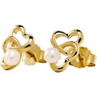 Orphelia 'Lili' Damen 925 Sterling Silber Steckerohrringe - Gold ZO-7513/G
