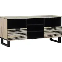 vidaXL TV-Einheiten mit Schubladen Weiß 100 x 33 x 46 cm Holzwerkstoff