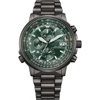 Citizen AT8304-57W Eco-Drive Promaster Sky Funk Herrenuhr Schwarz/Grün